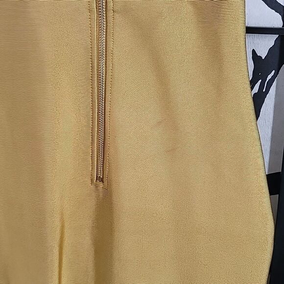 Miss Circle Mermaid Bandage Dress Spaghetti Strap Back Zipper Body Con. - Picture 7 of 12